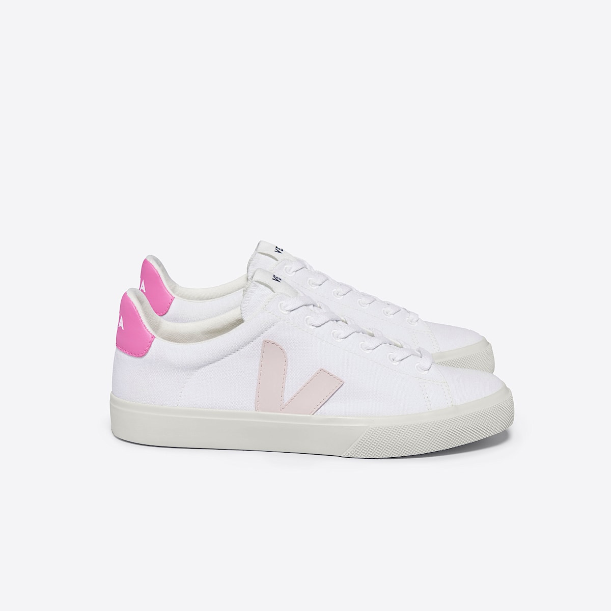 veja baskets campo-ca coton-biologique blanc CA0103499 Lateral view