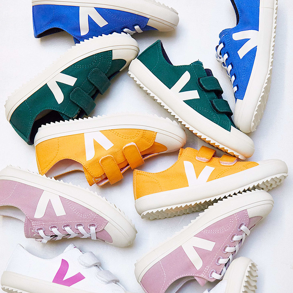 veja small-flip-el coton-biologique bleu FL0103231