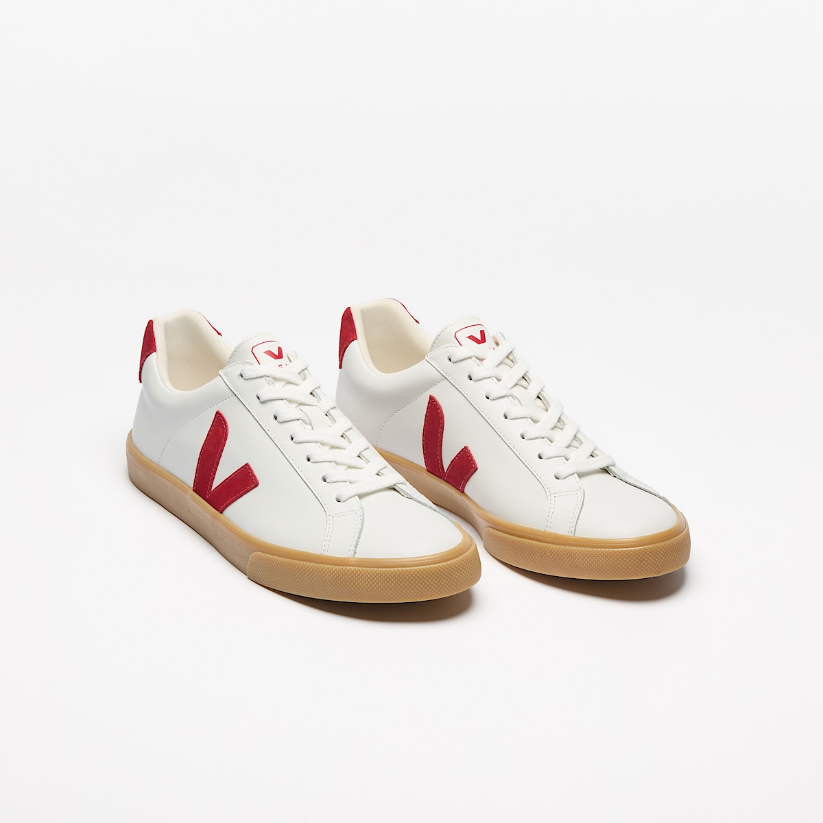 veja sneakers esplar-logo leather white EO0220764 Top view
