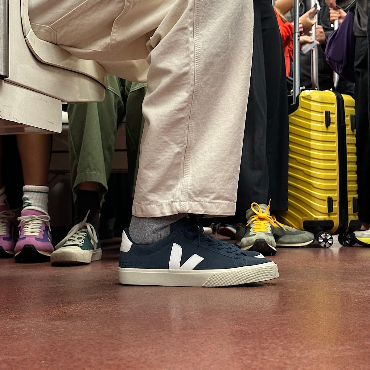 veja baskets campo suède bleu CP0303149