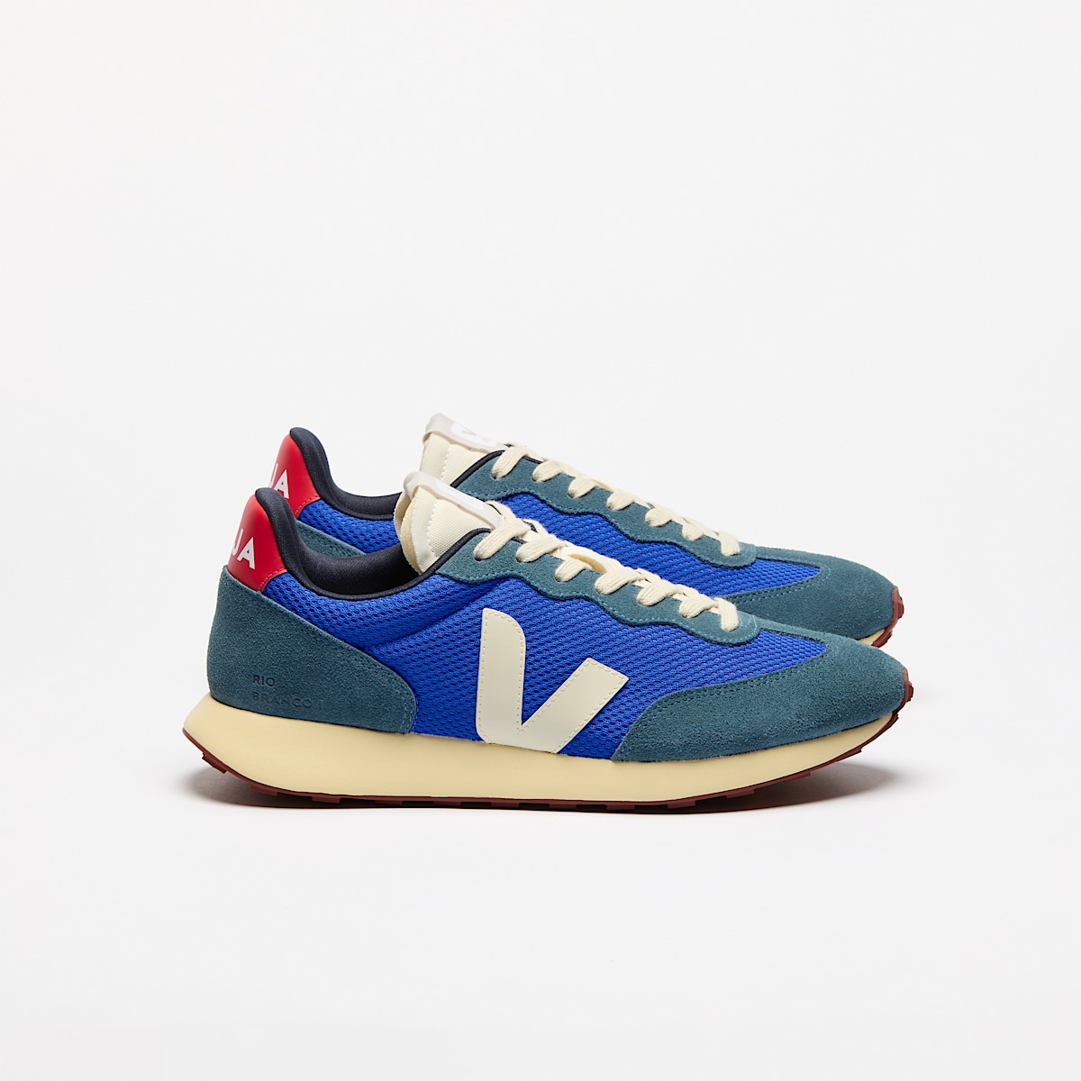 veja sneakers rio-branco-ii 回收再利用 蓝色 RO1803875 Lateral view