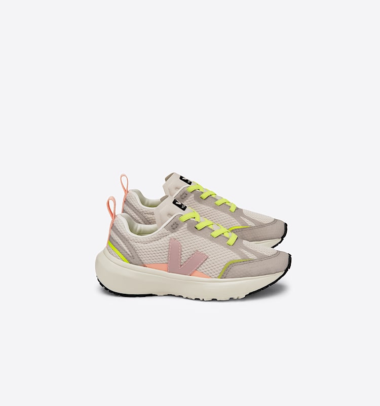 veja sneaker small-canary-el recycelte grau YE0102922 Lateral view