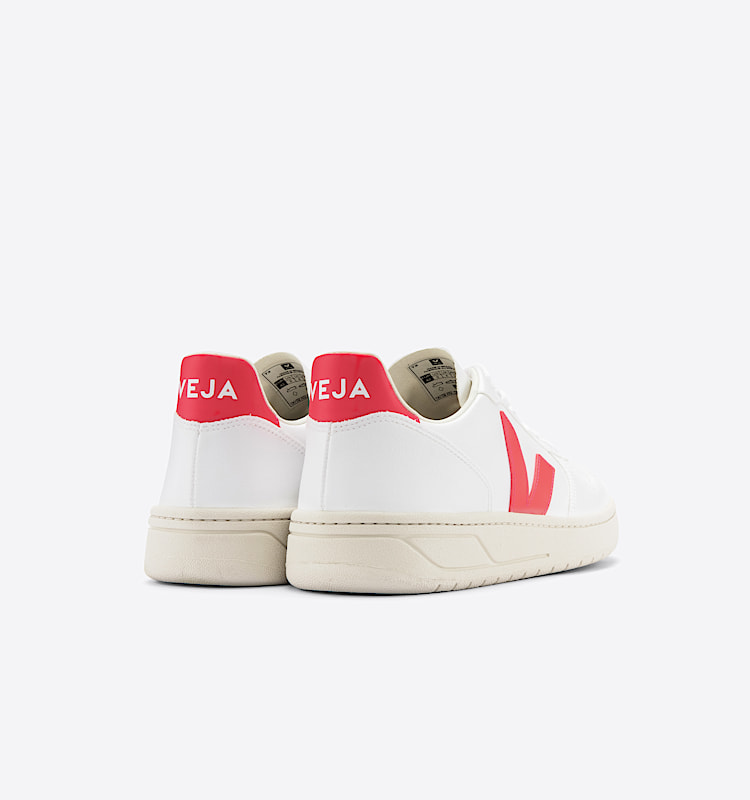veja sneakers v-10 cuero blanco VX0702923 Back view