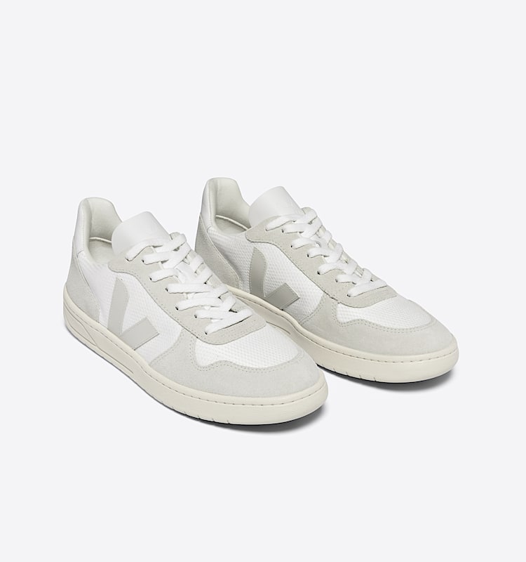 veja sneakers v-10 recycled white VX0102499 Top view