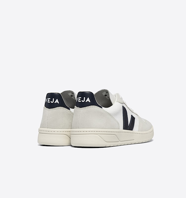veja sneakers v-10 recycled white VX0101380 Back view