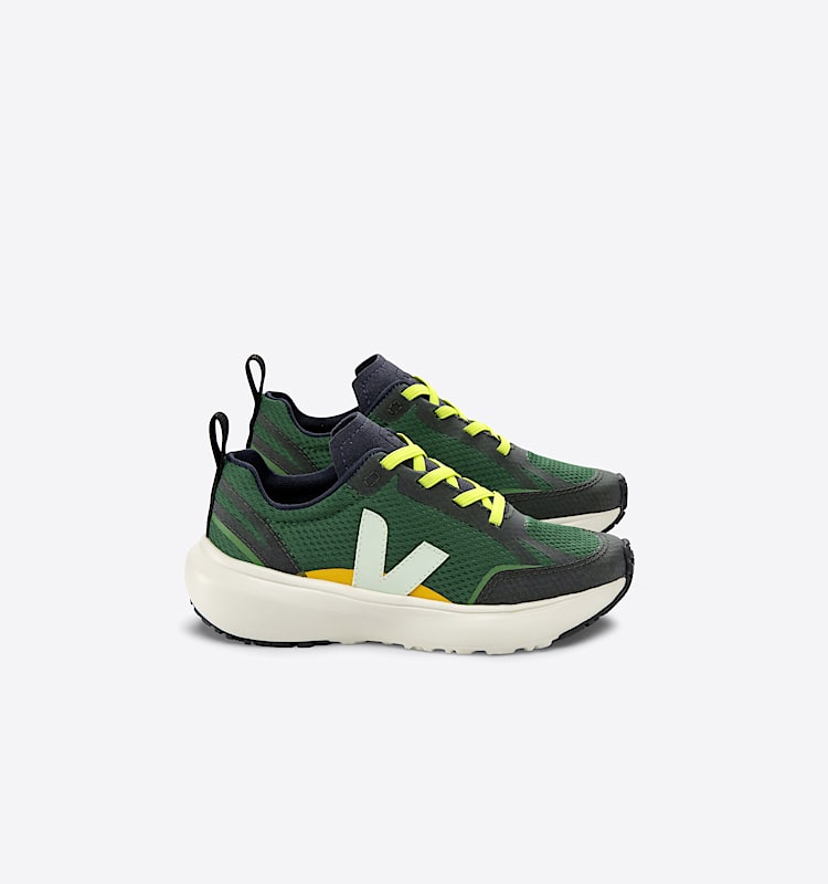 veja sneakers small-canary-light 回收再利用 绿色 YL1803435 Lateral view