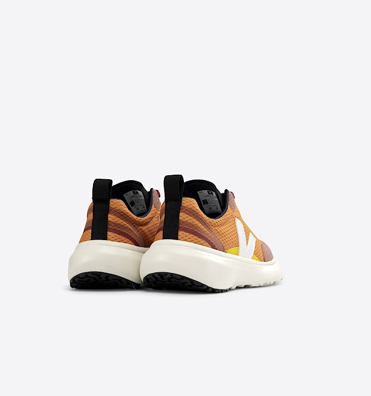 veja sneakers small-canary-light 回收再利用 橘黄色 YL1803436 Back view