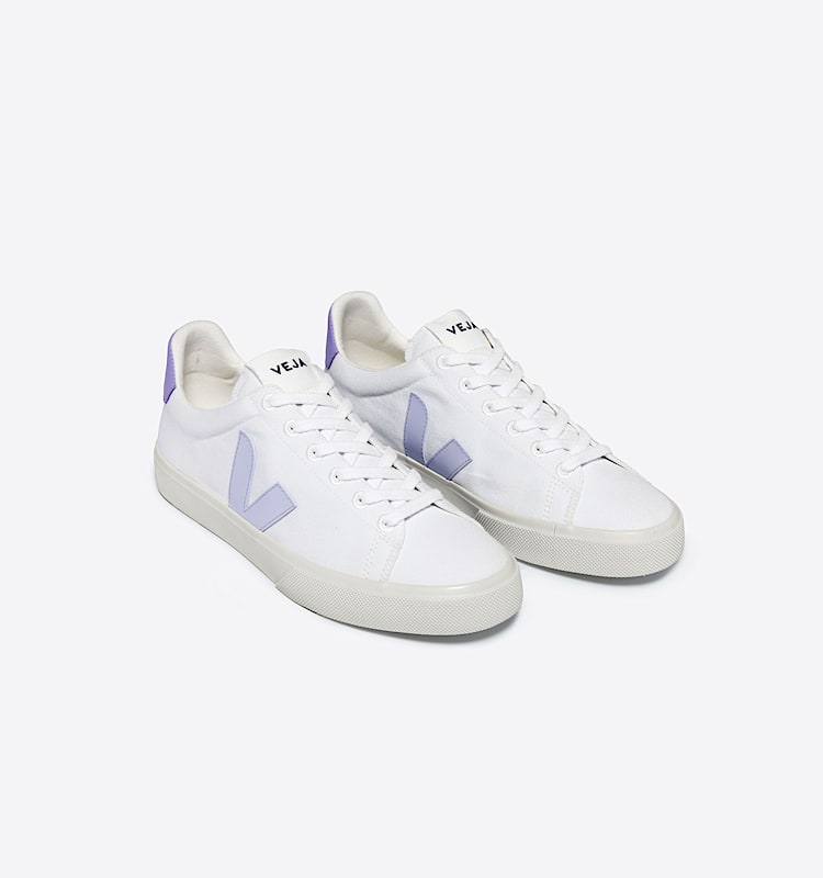 veja sneakers campo-ca organisk-bomull hvit CA0103500 Top view