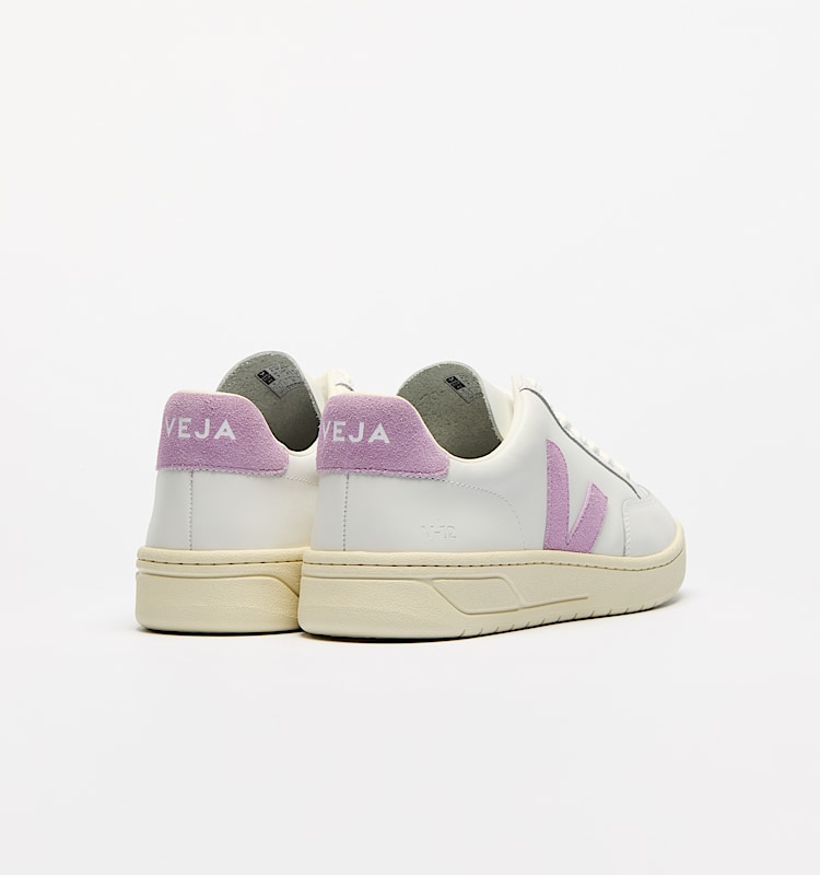 veja sneakers v-12 皮革 白色 XD0220494 Back view