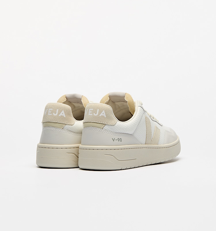 veja sneakers v-90 resirkulert hvit VD1720485 Back view