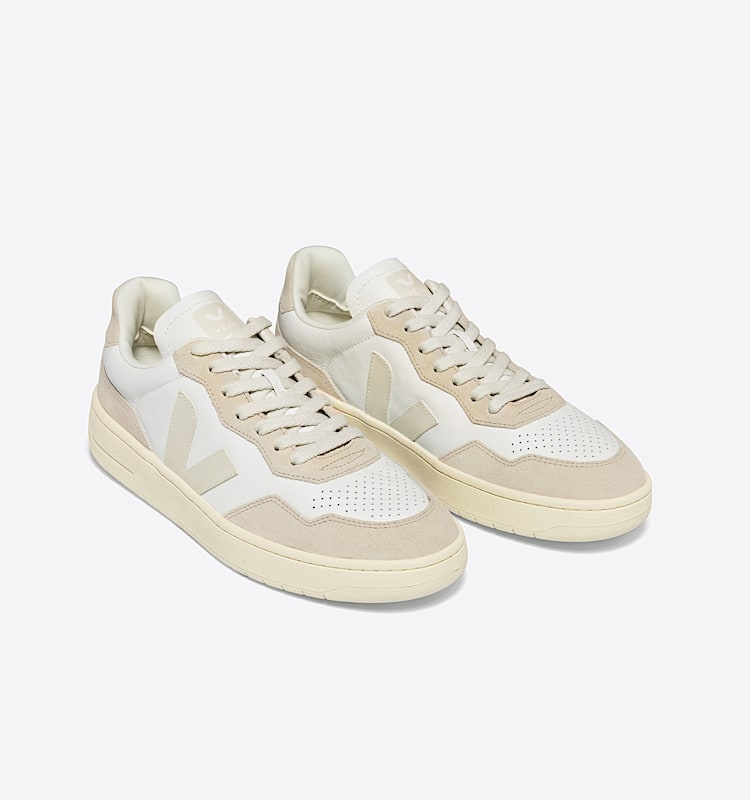 veja sneakers v-90 organic-cotton white VD2003377 Top view