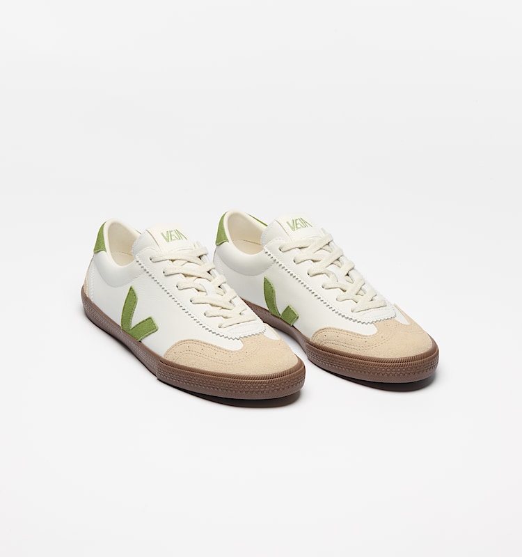 veja baskets volley cuir-biologique blanc VO2020875 Top view