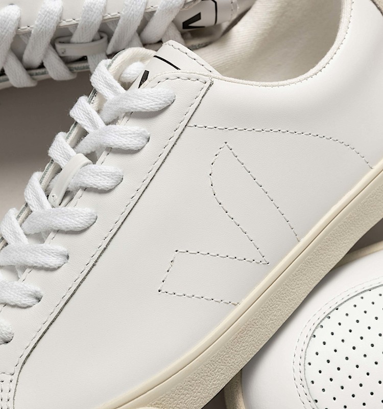 veja zapatillas esplar cuero blanco EA0200001