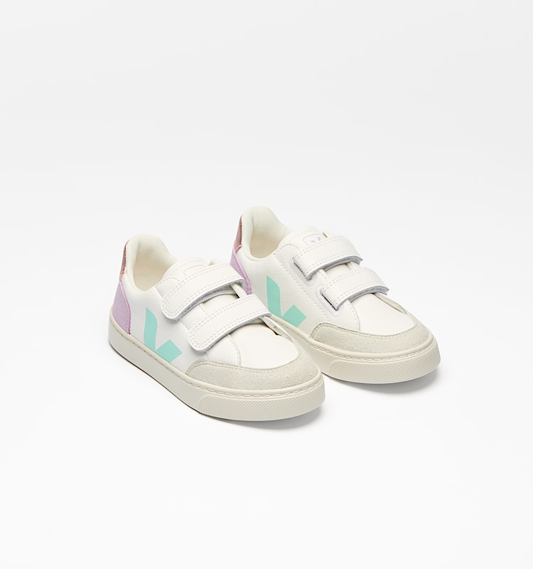 veja sneakers small-v-12 皮革 彩色 XV0503793 Top view