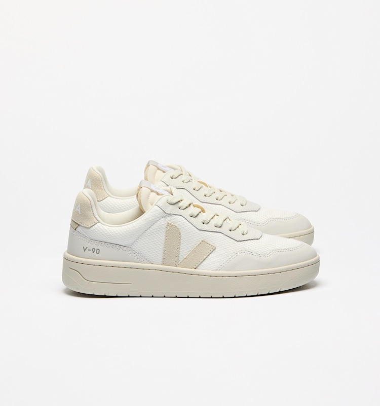 veja sneakers v-90 resirkulert hvit VD1720485 Lateral view